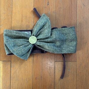 Celtic Fusion Tweed Bow Hairband Irish design